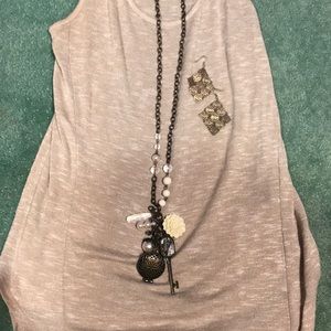Plunder Necklace and Premier Earrings